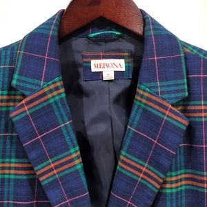 Plaid Blazer NWOT